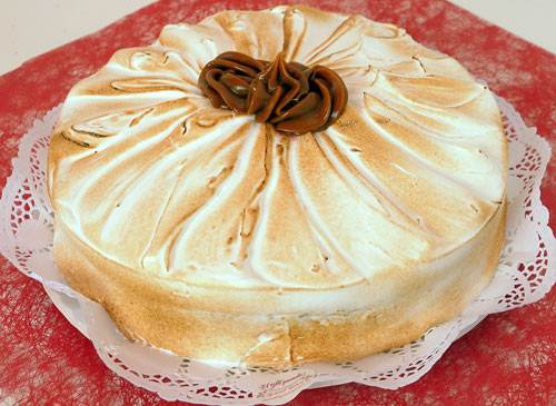 Bizcocho blanco Tres leches manjar