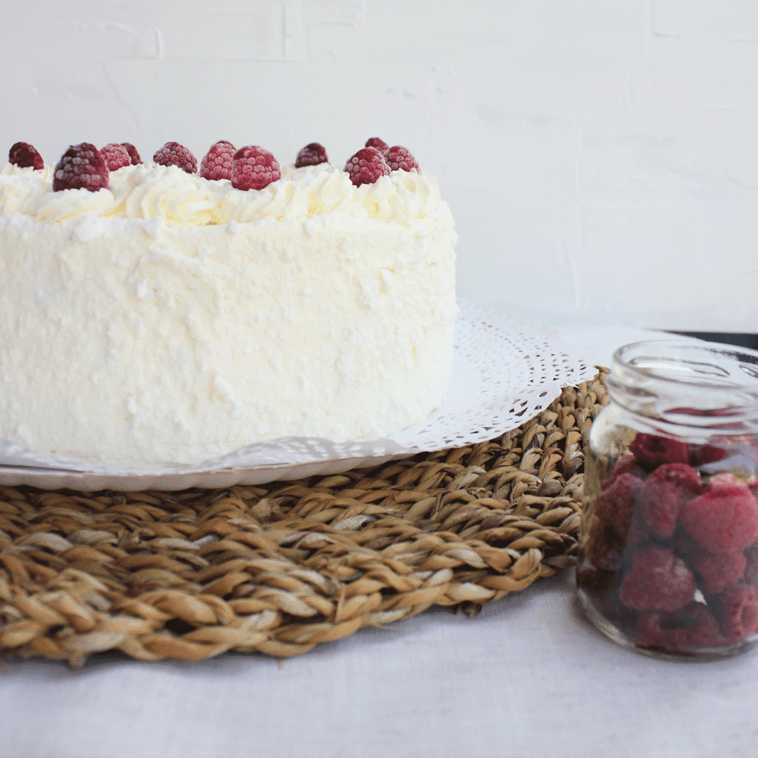 Merengue frambuesa